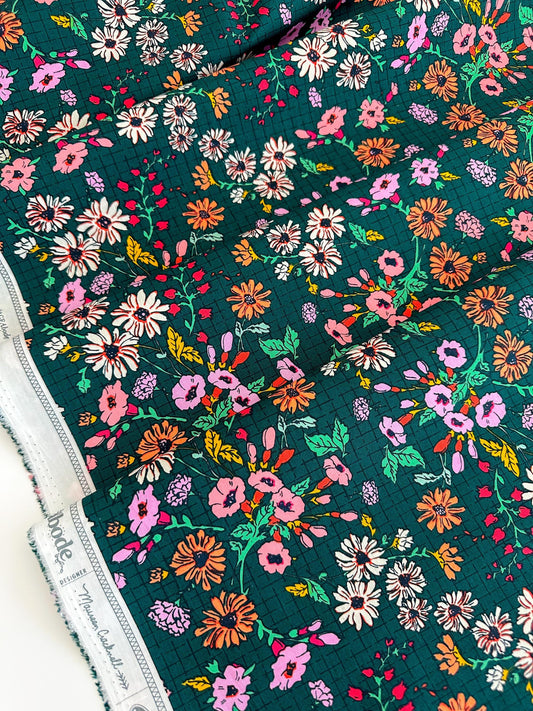 Moonflowers Charm Fabric - 'Abode' Collection - Premium Cotton - Maureen Cracknell Design - From AGF Studio