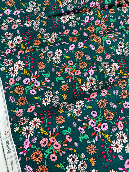 Moonflowers Charm Fabric - 'Abode' Collection - Premium Cotton - Maureen Cracknell Design - From AGF Studio