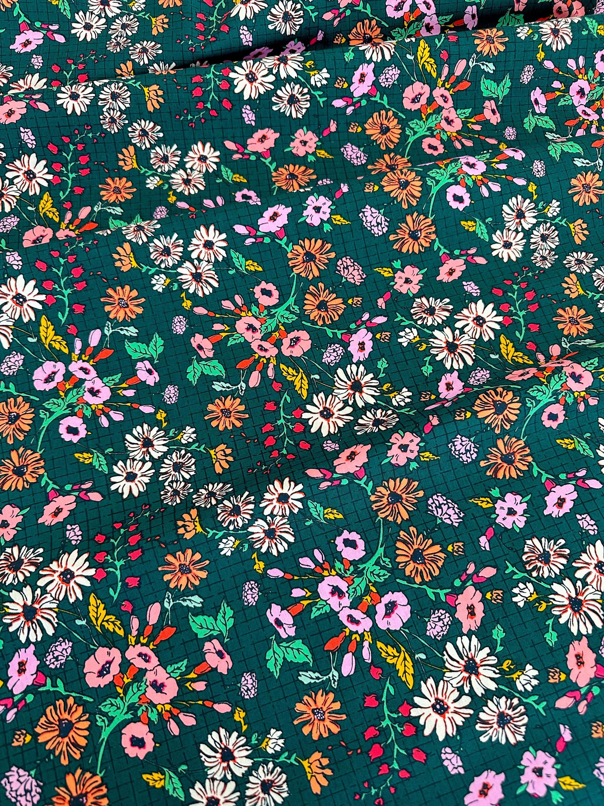 Moonflowers Charm Fabric - 'Abode' Collection - Premium Cotton - Maureen Cracknell Design - From AGF Studio