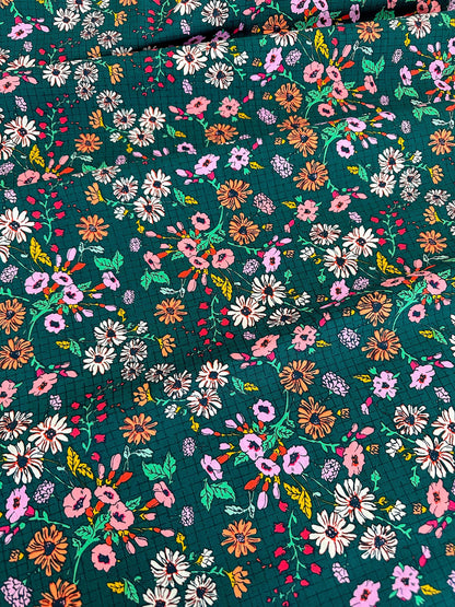 Moonflowers Charm Fabric - 'Abode' Collection - Premium Cotton - Maureen Cracknell Design - From AGF Studio