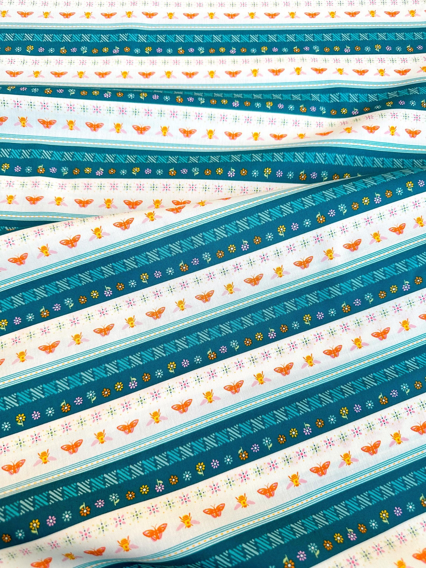 Flutter Bound in Multi, Marigold Collection, by AGF, 100% Premium Cotton Fabric
