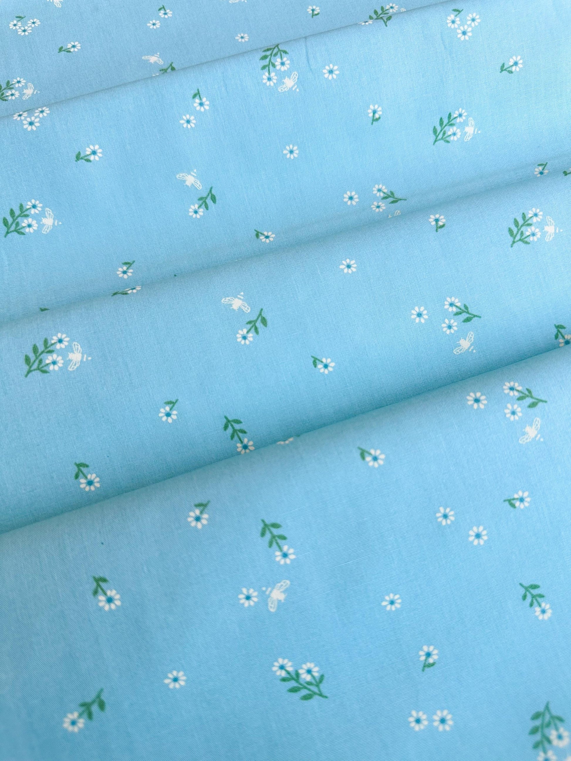 Foraging Flutter in Mist, by Maureen Cracknell for AGF, 100% Premium Cotton Fabric
