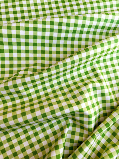 Small Plaid of my Dreams in Fern, by Maureen Cracknell for Art Gallery Fabrics, 100% Premium Cotton Fabric