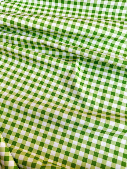 Small Plaid of my Dreams in Fern, by Maureen Cracknell for Art Gallery Fabrics, 100% Premium Cotton Fabric