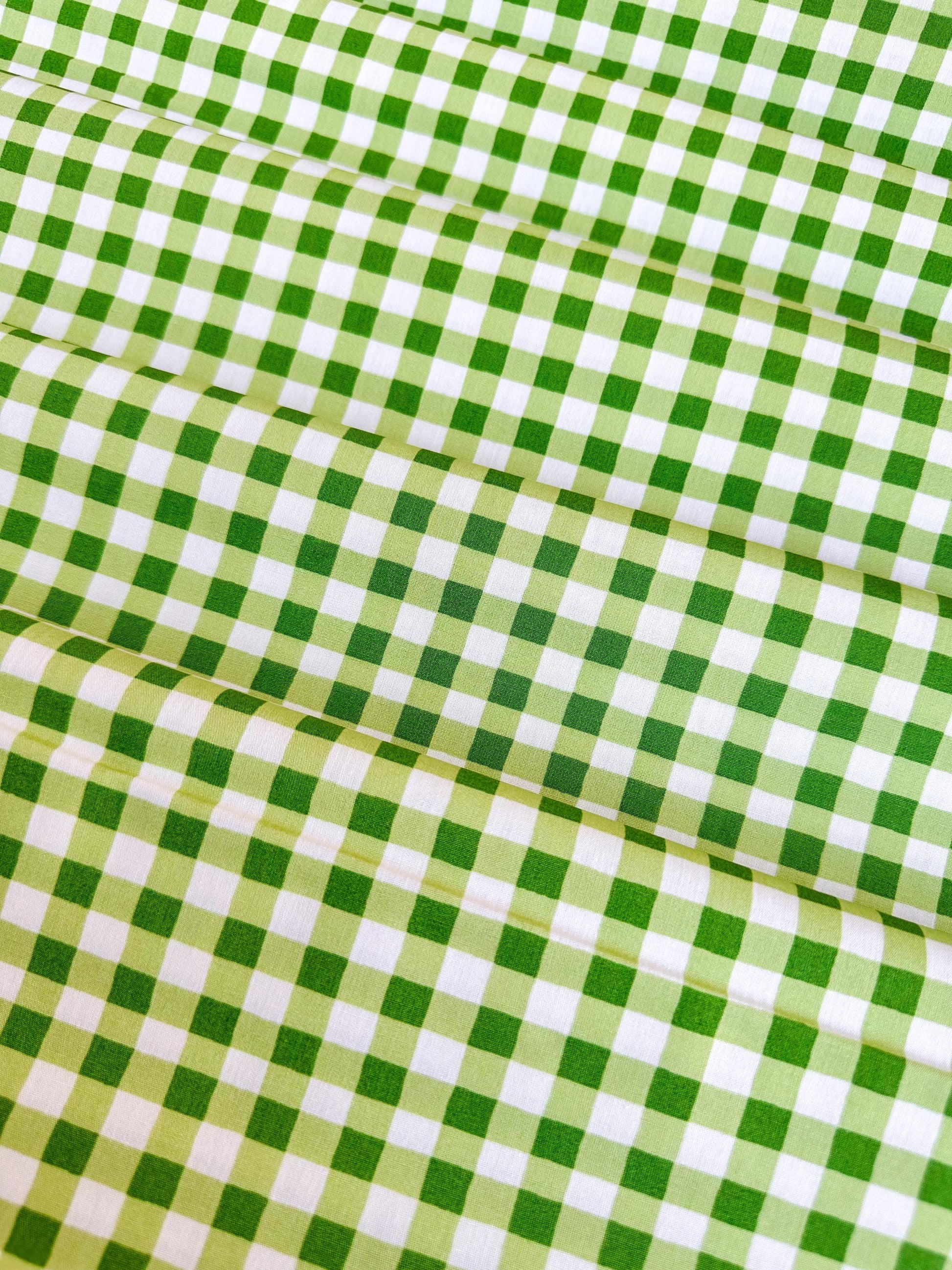 Small Plaid of my Dreams in Fern, by Maureen Cracknell for Art Gallery Fabrics, 100% Premium Cotton Fabric