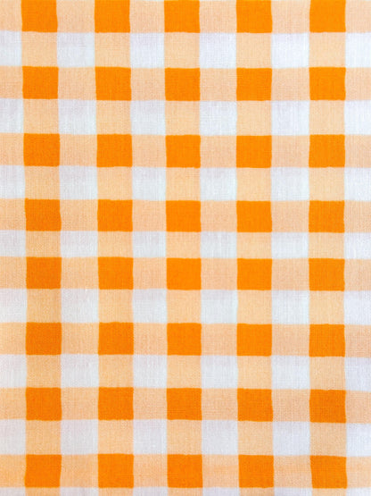 Small Plaid of my Dreams in Marigold, by Maureen Cracknell for Art Gallery Fabrics, 100% Premium Cotton Fabric