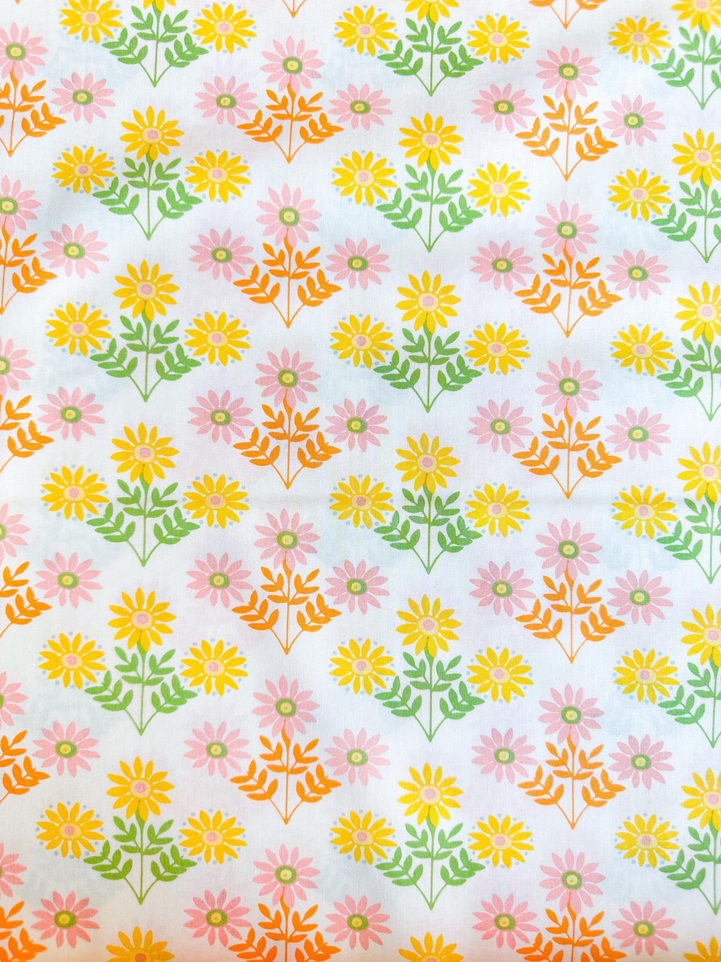 Tokenblooms in Floral, Marigold Collection, by Maureen Cracknell for Art Gallery Fabrics, 100% Premium Cotton Fabric
