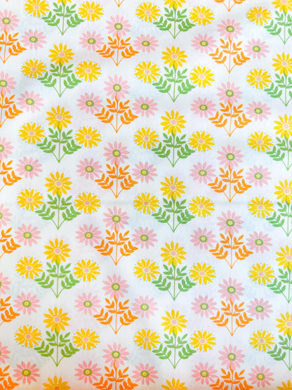 Tokenblooms in Floral, Marigold Collection, by Maureen Cracknell for Art Gallery Fabrics, 100% Premium Cotton Fabric