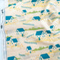 Folkhouse in Dream, by Maureen Cracknell for AGF, 100% Premium Cotton Fabric