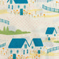 Folkhouse in Dream, by Maureen Cracknell for AGF, 100% Premium Cotton Fabric
