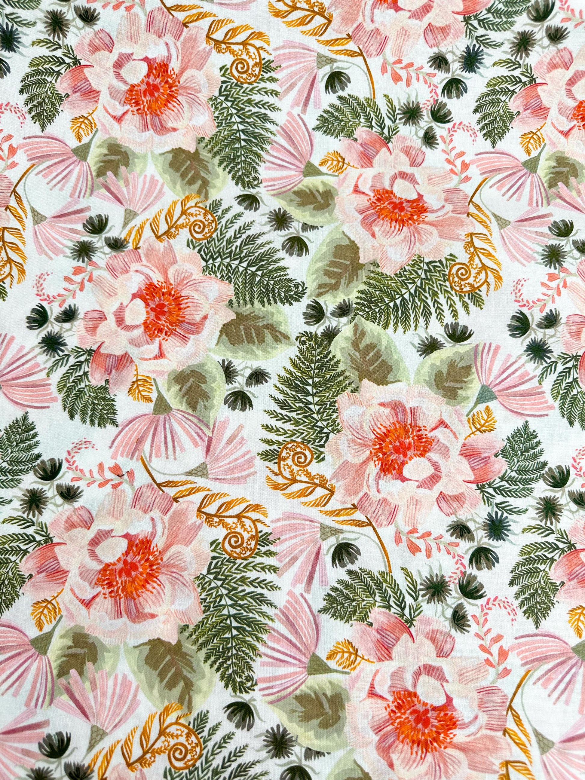Swan Song Fabric - By Dear Stella - Forager Collection - Cotton By The Yard - Animal Print