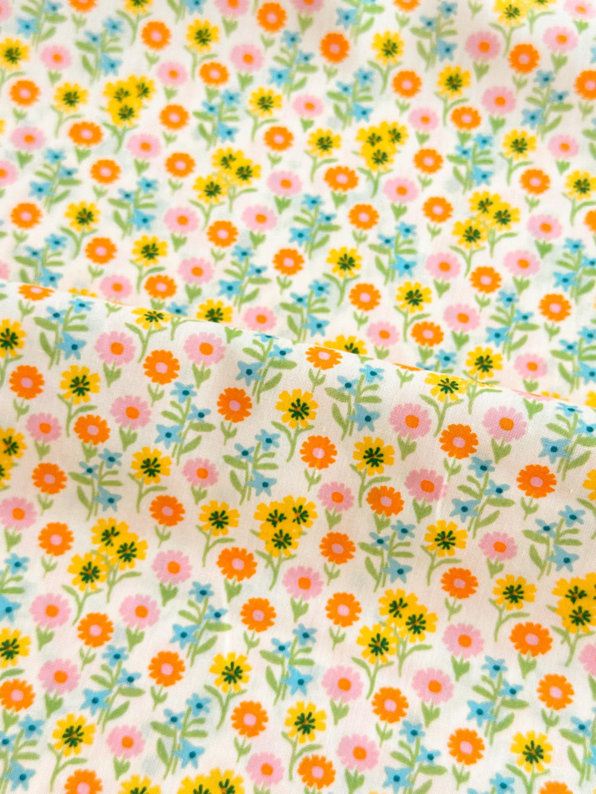 Ephemeral Blooms in Light, by AGF Studio, 100% Premium Cotton Fabric