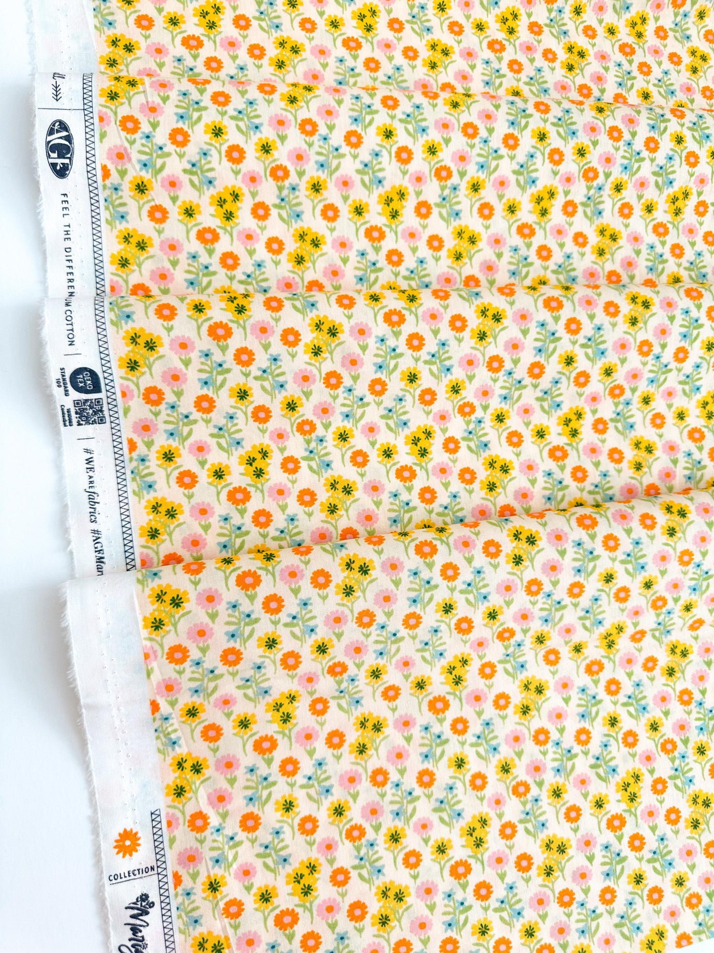 Ephemeral Blooms in Light, by AGF Studio, 100% Premium Cotton Fabric