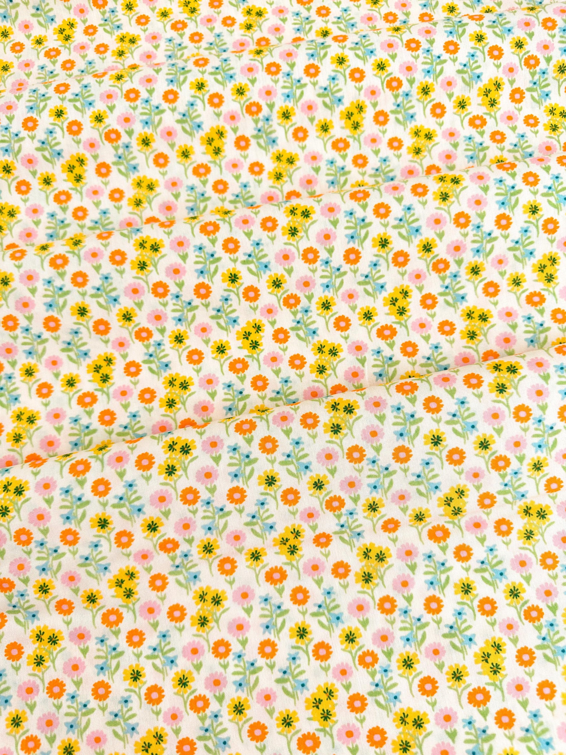 Ephemeral Blooms in Light, by AGF Studio, 100% Premium Cotton Fabric