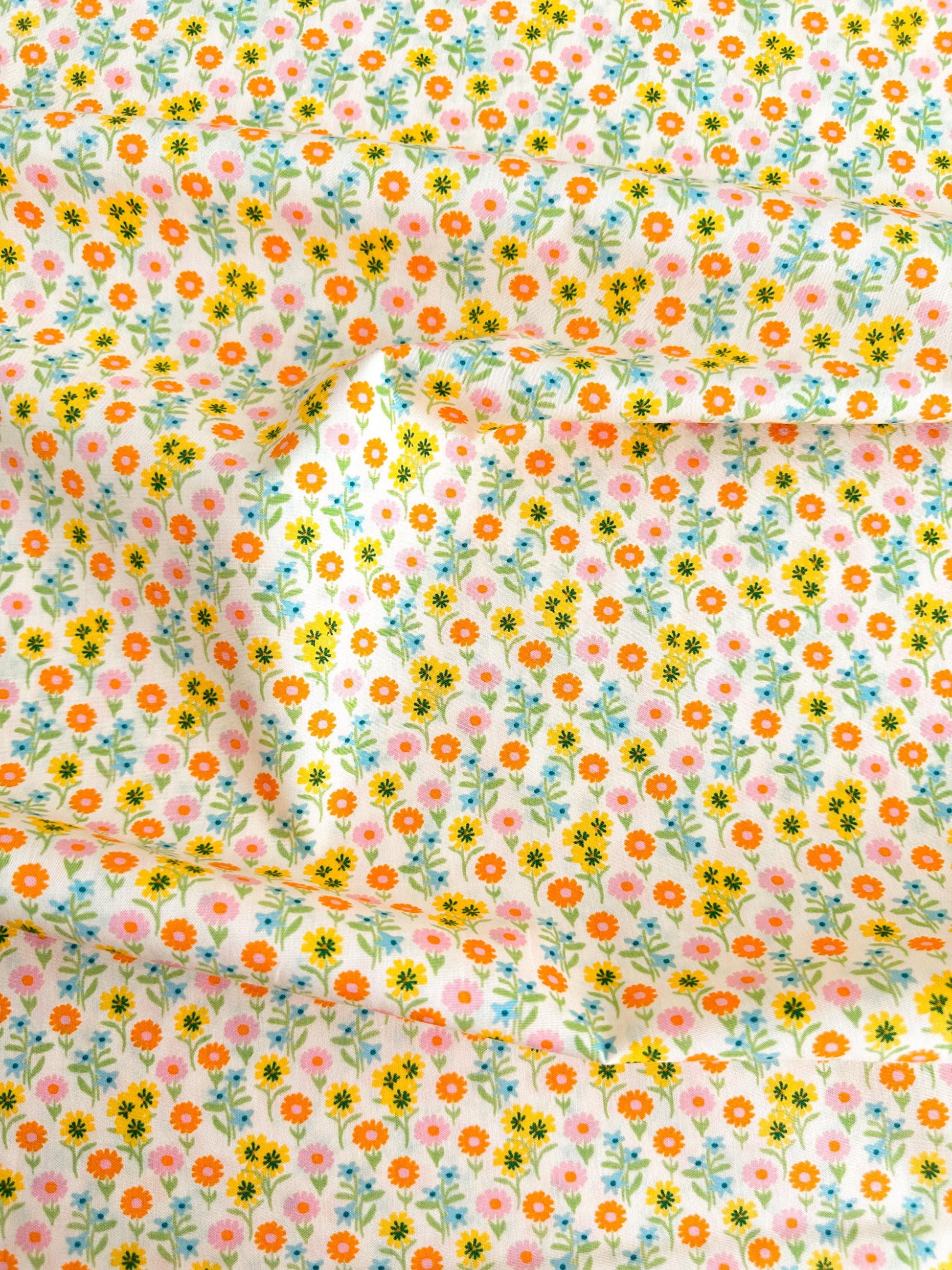Ephemeral Blooms in Light, by AGF Studio, 100% Premium Cotton Fabric