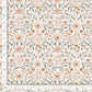 Hibernating Bunny Fabric - By Dear Stella - Willow Collection - Cotton By The Yard - Easter/Floral Print
