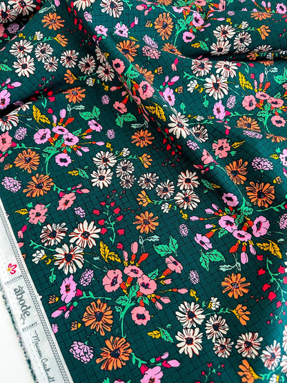 Moonflowers Charm Fabric - 'Abode' Collection - Premium Cotton - Maureen Cracknell Design - From AGF Studio