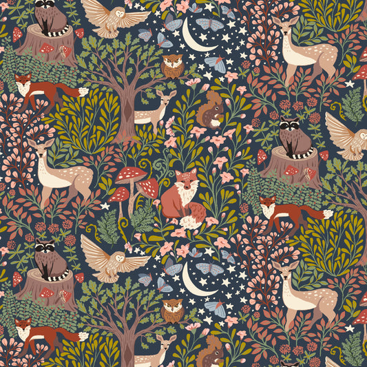 Enchanted Fabric by the Yard 100% Cotton Oeko-Tex Certified Windham Fabrics Under the Canopy Collection by Jennifer Moore/Monaluna