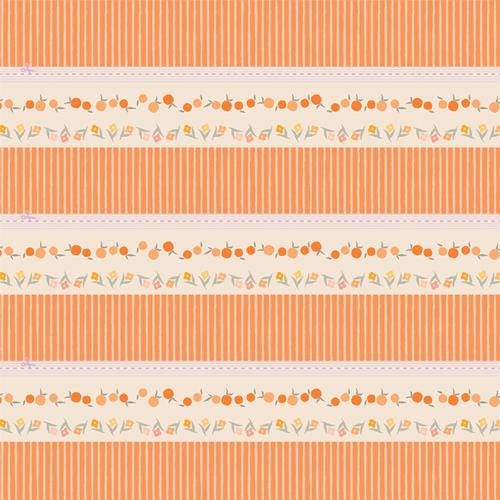 Premium Cotton Fabric by Yard - Tangerine Collection, Orchard Bound - 2.5 Edition / Binding, Quilt & Craft Material from AGF Studio