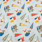 Lake Loving Labs, Fabric by the Yard, 100% Organic Cotton, By Cloud9 Fabrics, CAMP CANINE Collection, Dog Print