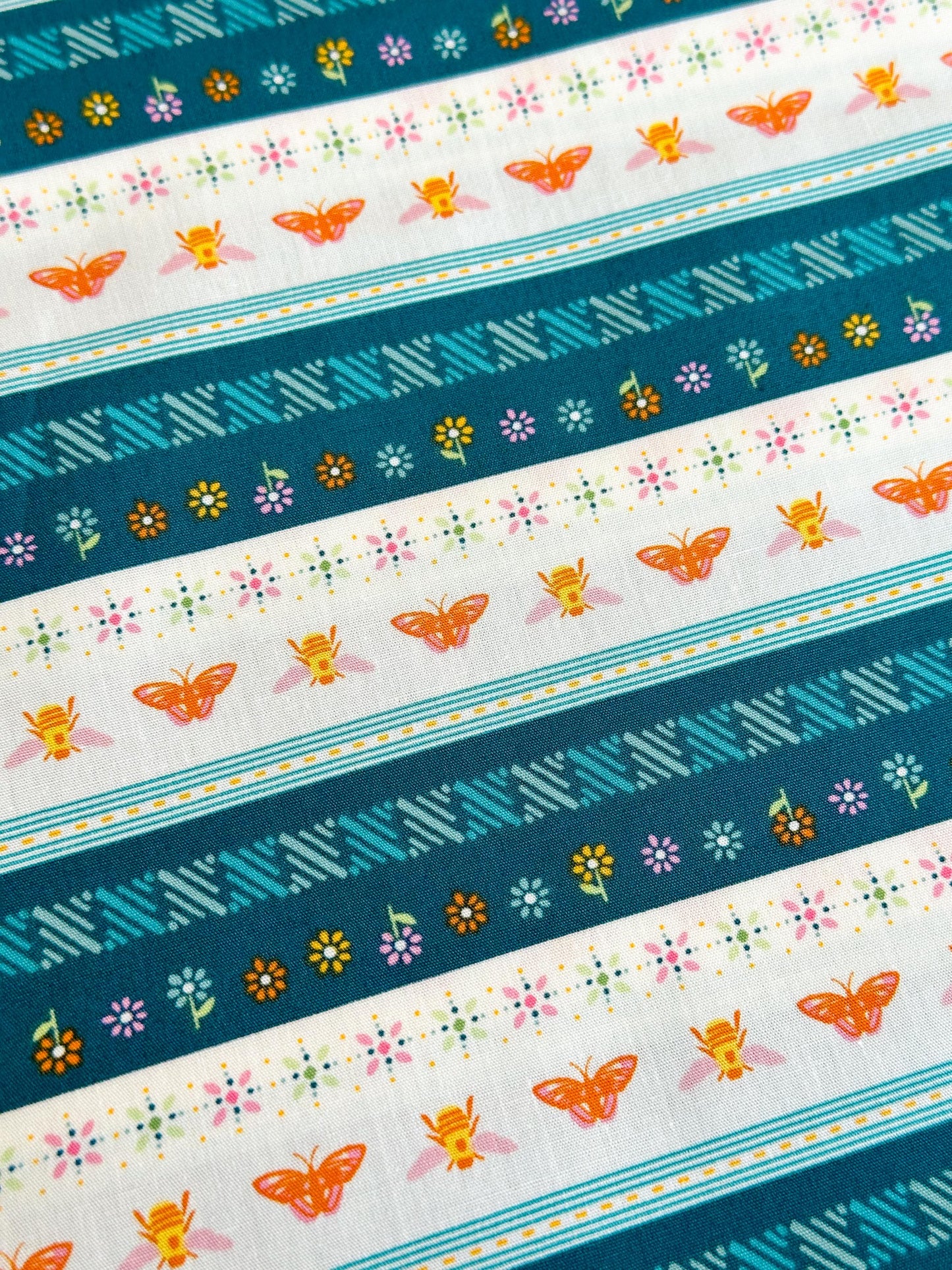 Flutter Bound in Multi, Marigold Collection, by AGF, 100% Premium Cotton Fabric