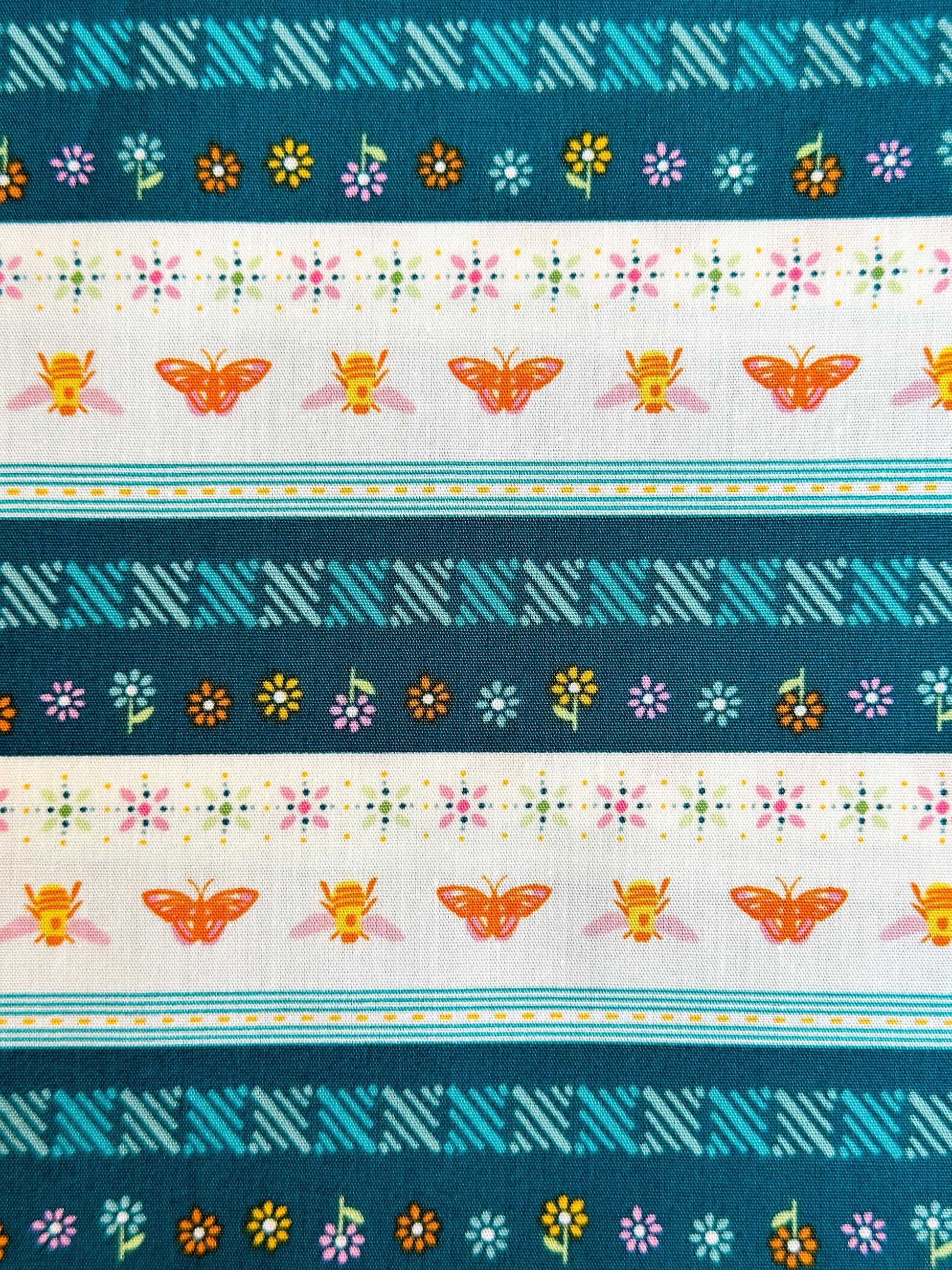 Flutter Bound in Multi, Marigold Collection, by AGF, 100% Premium Cotton Fabric