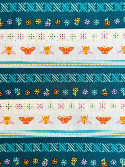 Flutter Bound in Multi, Marigold Collection, by AGF, 100% Premium Cotton Fabric