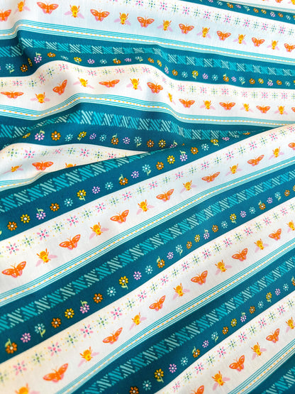 Flutter Bound in Multi, Marigold Collection, by AGF, 100% Premium Cotton Fabric