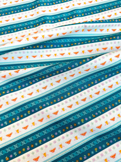 Flutter Bound in Multi, Marigold Collection, by AGF, 100% Premium Cotton Fabric