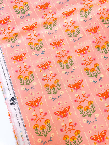 Annual Migration in Sunset, by Maureen Cracknell for Art Gallery Fabrics, 100% Premium Cotton Fabric