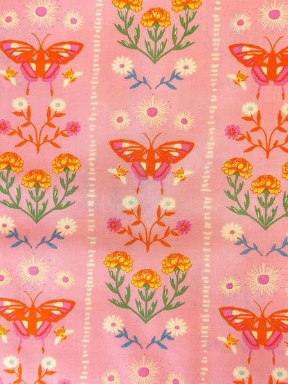 Annual Migration in Sunset, by Maureen Cracknell for Art Gallery Fabrics, 100% Premium Cotton Fabric