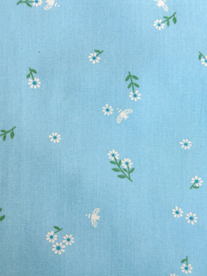 Foraging Flutter in Mist, by Maureen Cracknell for AGF, 100% Premium Cotton Fabric