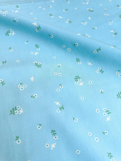 Foraging Flutter in Mist, by Maureen Cracknell for AGF, 100% Premium Cotton Fabric