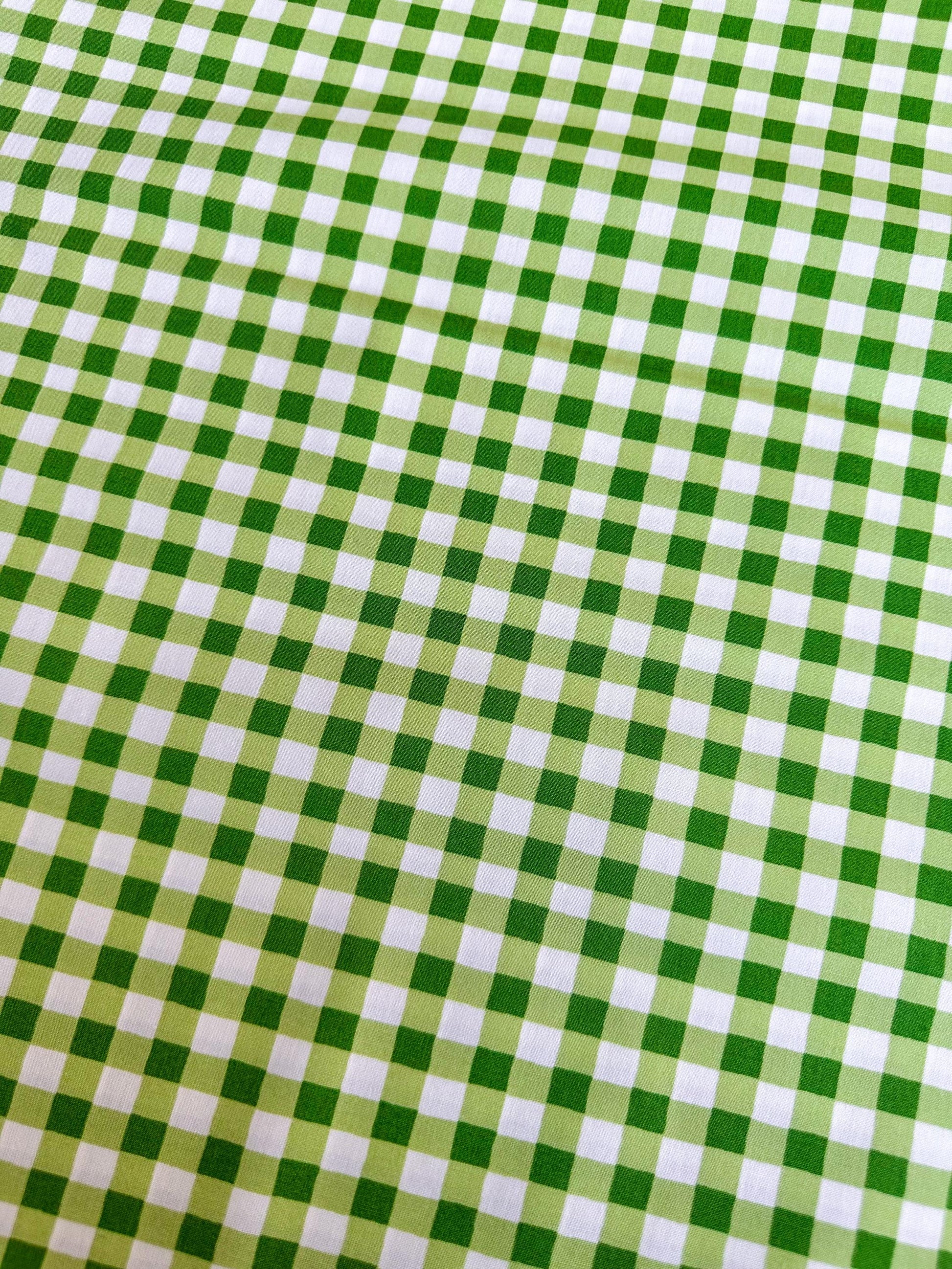 Small Plaid of my Dreams in Fern, by Maureen Cracknell for Art Gallery Fabrics, 100% Premium Cotton Fabric