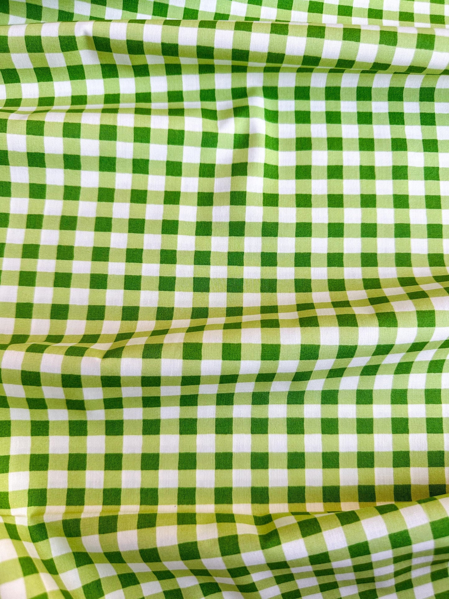 Small Plaid of my Dreams in Fern, by Maureen Cracknell for Art Gallery Fabrics, 100% Premium Cotton Fabric