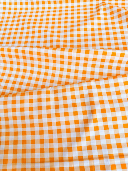 Small Plaid of my Dreams in Marigold, by Maureen Cracknell for Art Gallery Fabrics, 100% Premium Cotton Fabric