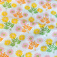 Tokenblooms in Floral, Marigold Collection, by Maureen Cracknell for Art Gallery Fabrics, 100% Premium Cotton Fabric