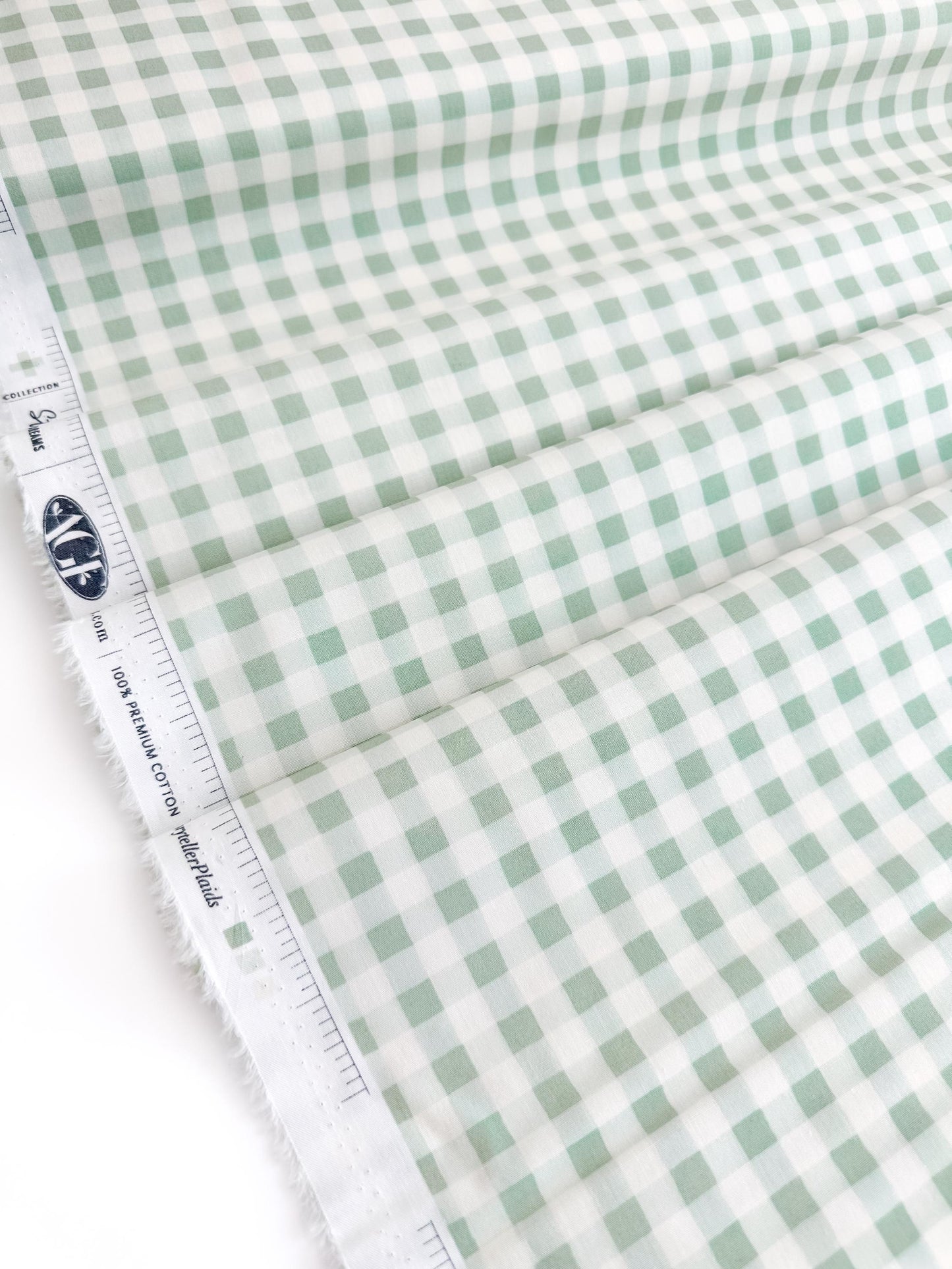 Small Plaid of my Dreams in River, by Maureen Cracknell for Art Gallery Fabrics, 100% Premium Cotton Fabric