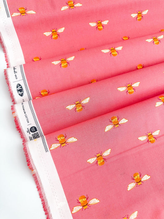 Bumble in Blush, Marigold Collection, by AGF Studio, 100% Premium Cotton Fabric