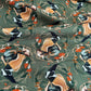 Don't Badger Me Fabric - By Dear Stella - Forager Collection - Cotton By The Yard - Animal Print