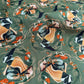 Don't Badger Me Fabric - By Dear Stella - Forager Collection - Cotton By The Yard - Animal Print