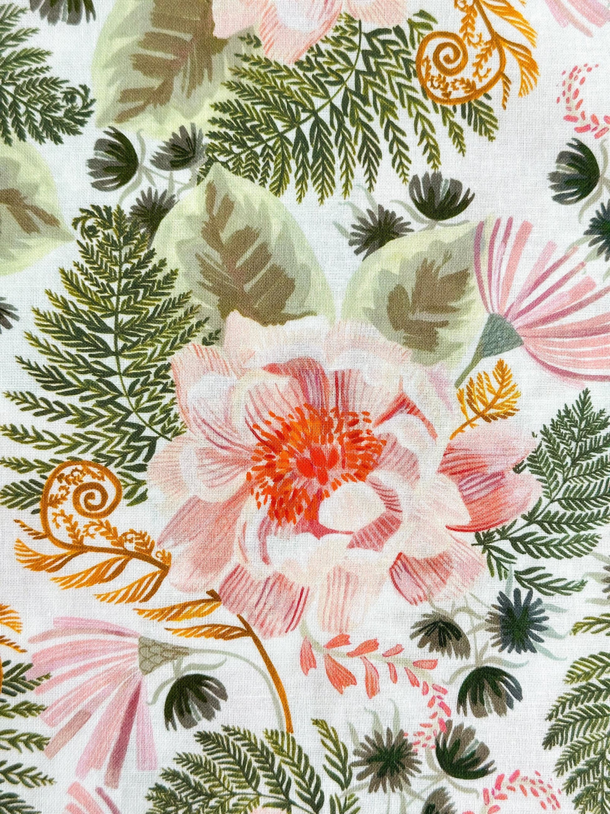 Swan Song Fabric - By Dear Stella - Forager Collection - Cotton By The Yard - Animal Print