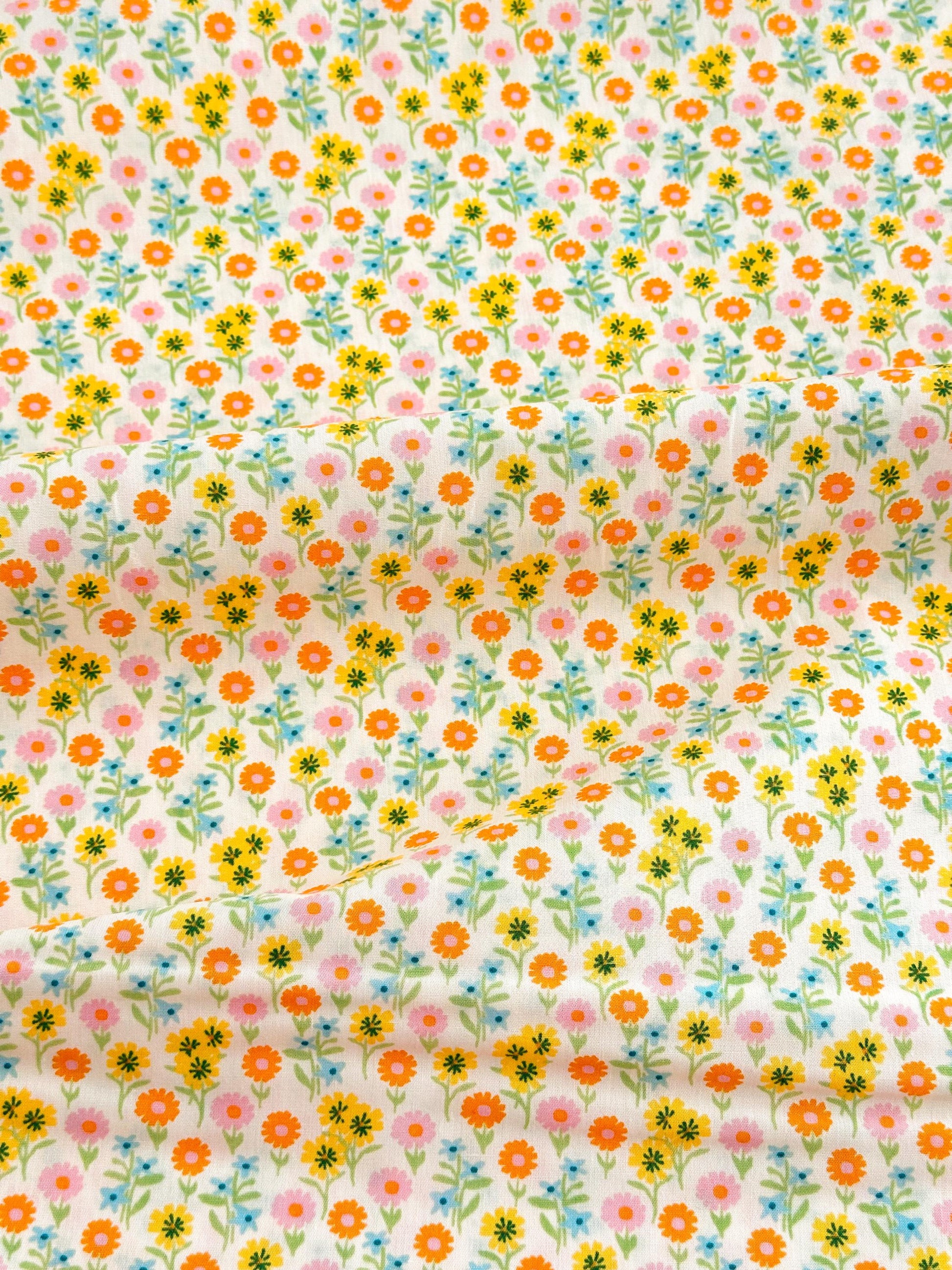 Ephemeral Blooms in Light, by AGF Studio, 100% Premium Cotton Fabric