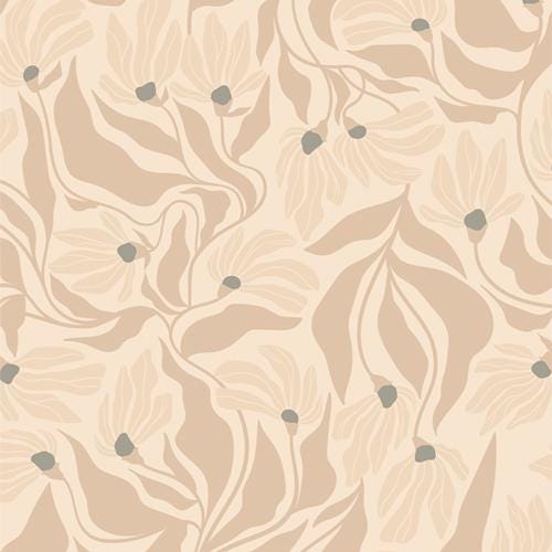 Wind Dance Haze in Linen Blend - Tangerine Collection, Quilt & Craft Material from AGF Studio