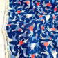 Sun's Out Tongues Out, Fabric by the Yard, 100% Organic Cotton, By Cloud9 Fabrics, STARS, STRIPES & SUN Collection, Dog Print
