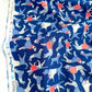 Sun's Out Tongues Out, Fabric by the Yard, 100% Organic Cotton, By Cloud9 Fabrics, STARS, STRIPES & SUN Collection, Dog Print