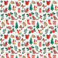 Holiday Cats Fabric - By Dear Stella - Baby, It's Cold Outside Collection - Cotton By The Yard - Winter Animal Pattern