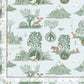 Forest Toile Fabric - By Dear Stella - FOREST FABLE Collection - Cotton By The Yard - Wild Animals Pattern