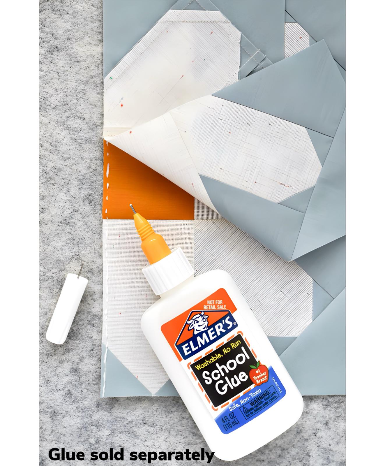 Fineline Glue Tips – 2-Pack | Precision 18 Gauge Applicators for Quilting & Sewing | Fits 4 oz Elmer’s Glue Bottles