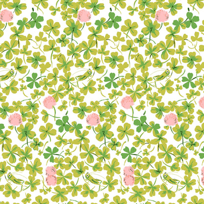 Cricket Clover Fabric by the Yard, Cotton Print Fabric for Sewing & Crafts, by Heather Ross, Oeko-Tex Certified Windham Fabrics